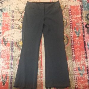 Express Editor Flare grey pants